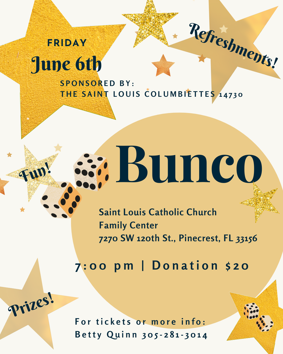 Bunco                                                                                                                                                                                                                                                                                                       