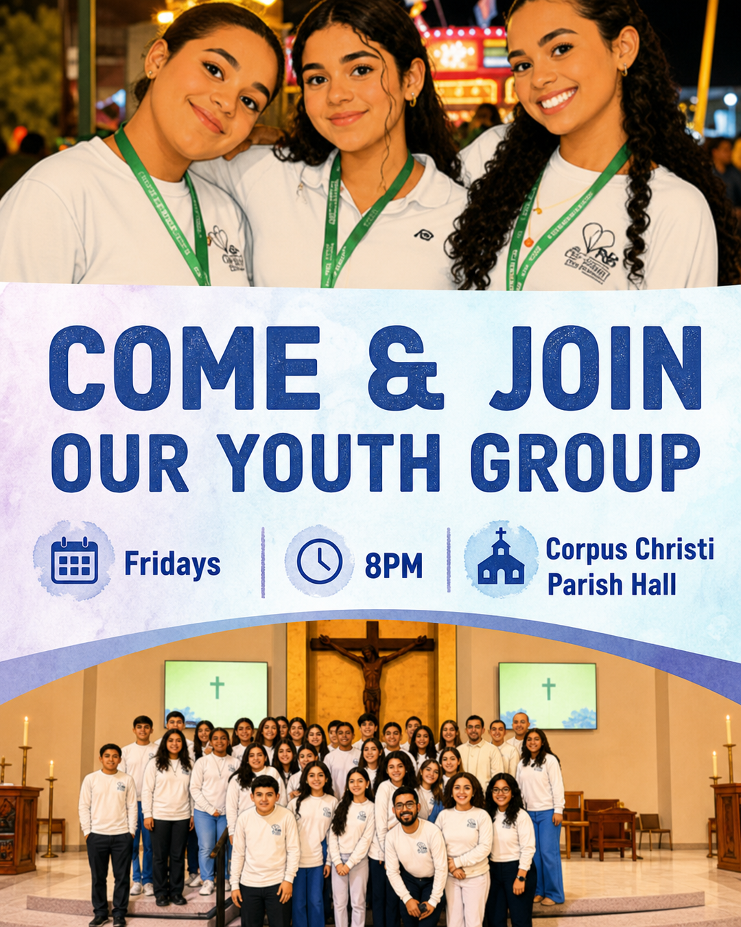 Youth Group Fridays                                                                                                                                                                                                                                                                                         